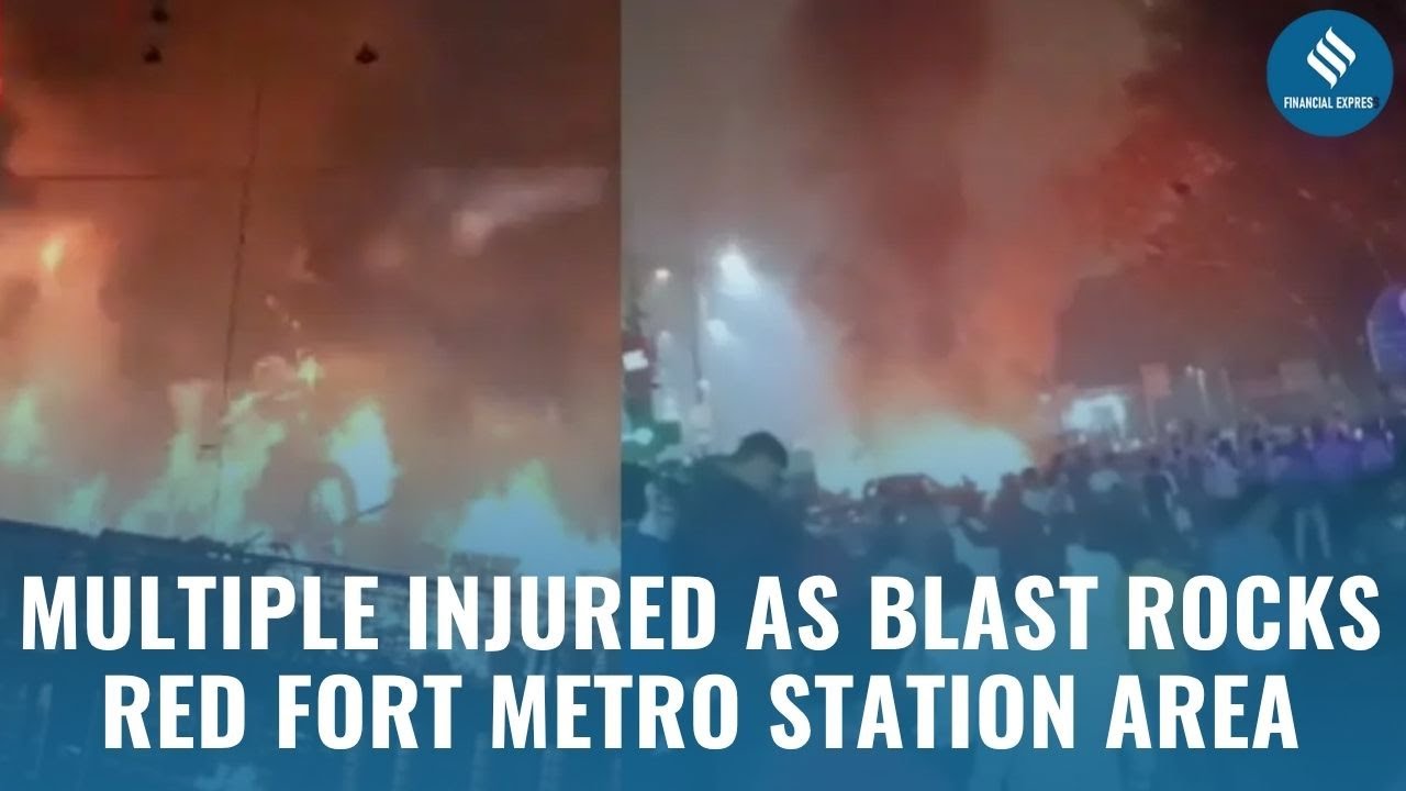 Delhi Red Fort Car Explosion LIVE: Car Explosion Near Metro Station Triggers Massive Fire