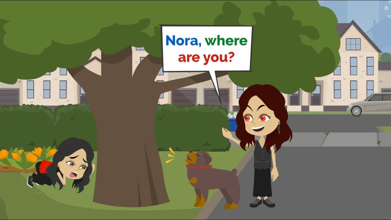 Nora's evil sister is BACK | Easy English story | English conversation practice | No Aliens