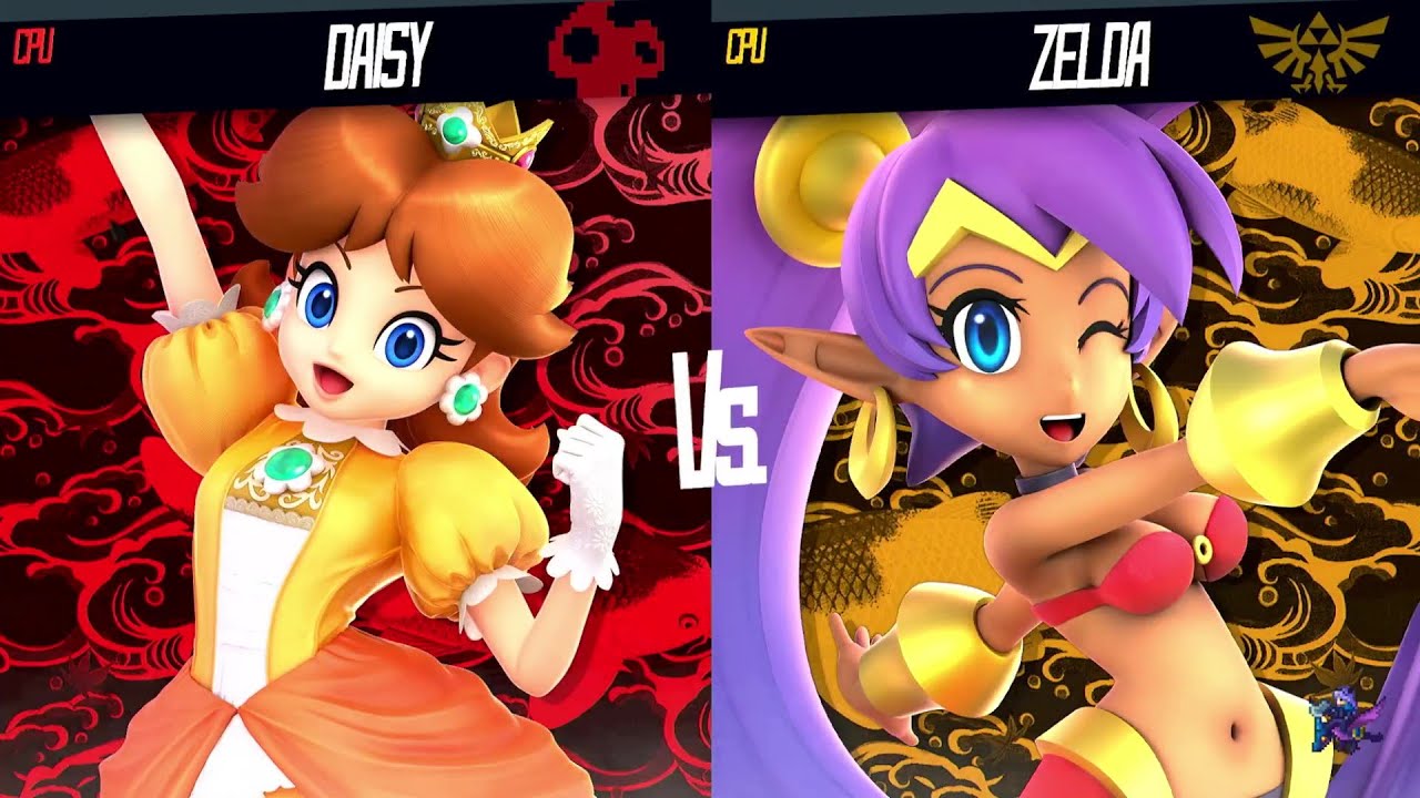 Daisy Vs Shantae - Super Smash Bros Mods