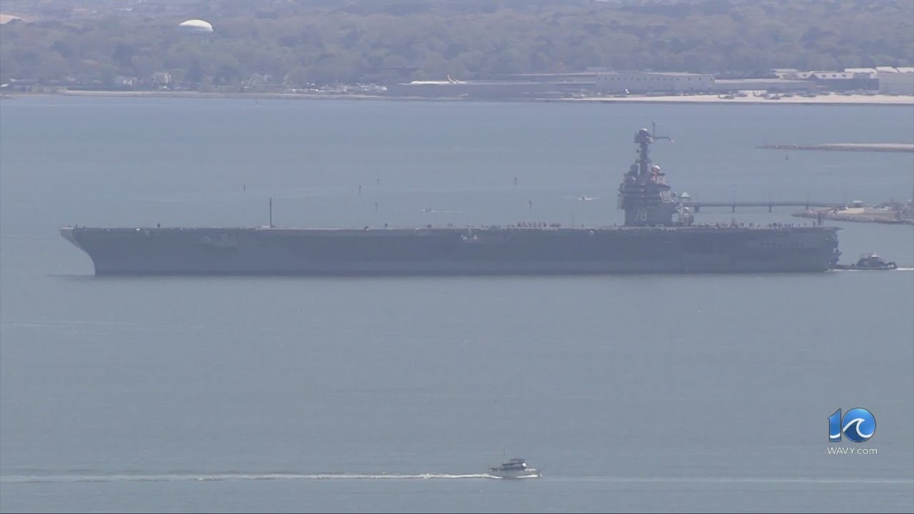 Fire onboard USS Gerald R. Ford under review