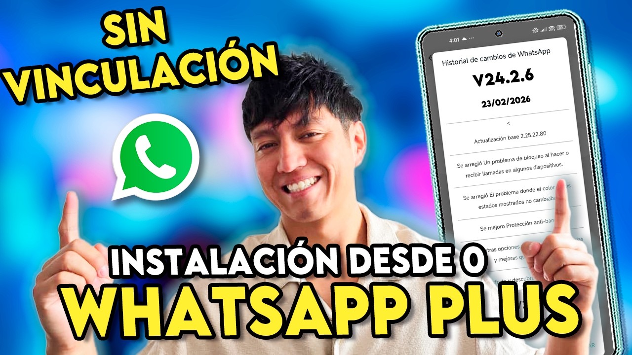 WHATSAPP PLUS 2026 &Uacute;LTIMA VERSI&Oacute;N 🔥 DESCARGAR E INSTALAR WHATSAPP PLUS SIN VINCULAR