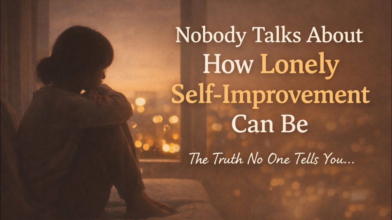 Nobody Talks About How Lonely Self-improvement Can Be