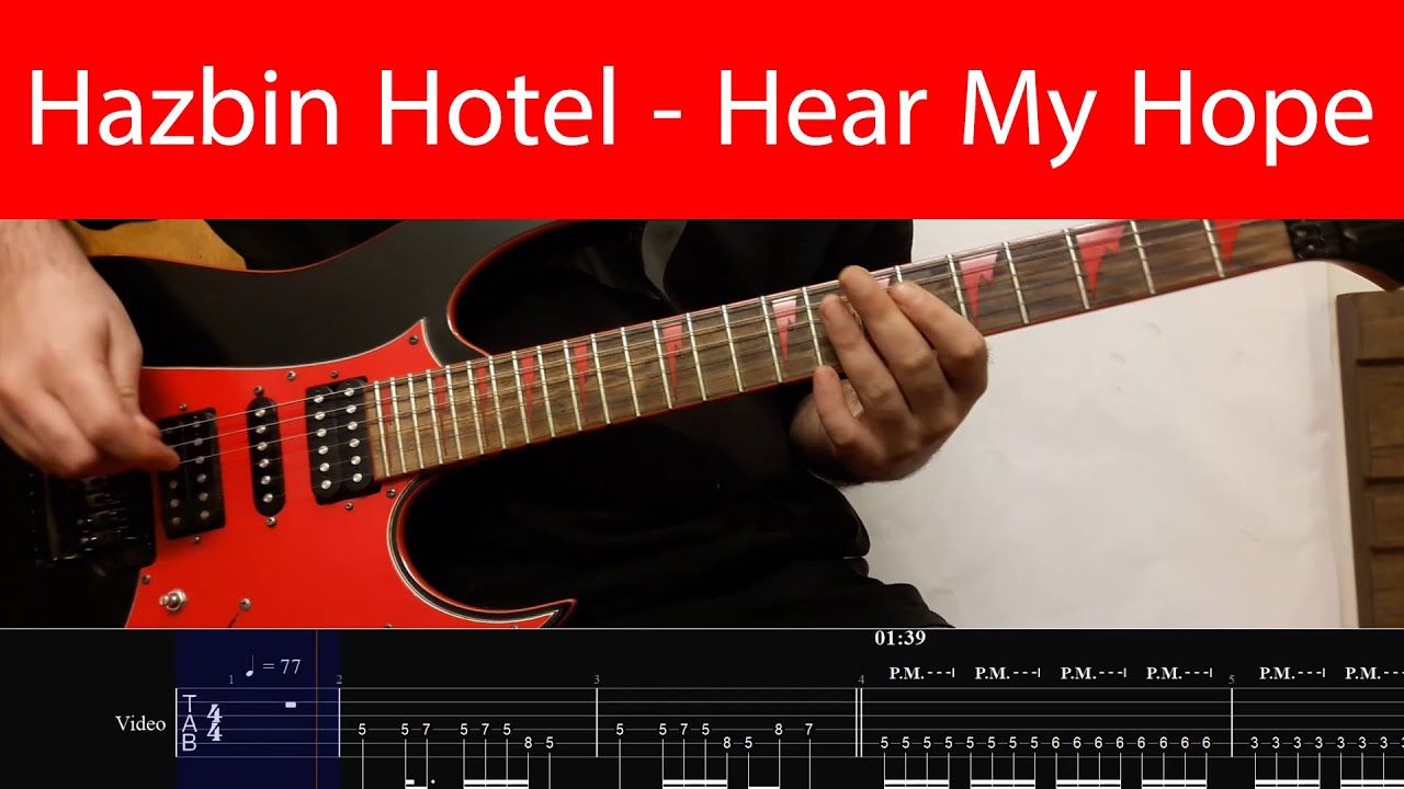 Hazbin Hotel - Hear My Hope Guitar Cover With Tabs & Backing Track