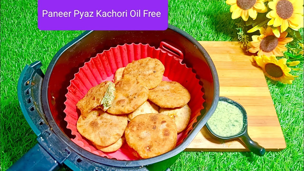 Paneer Pyaz Kachori Oil Free Bina Gas Jalay @The Taste Corner Official 