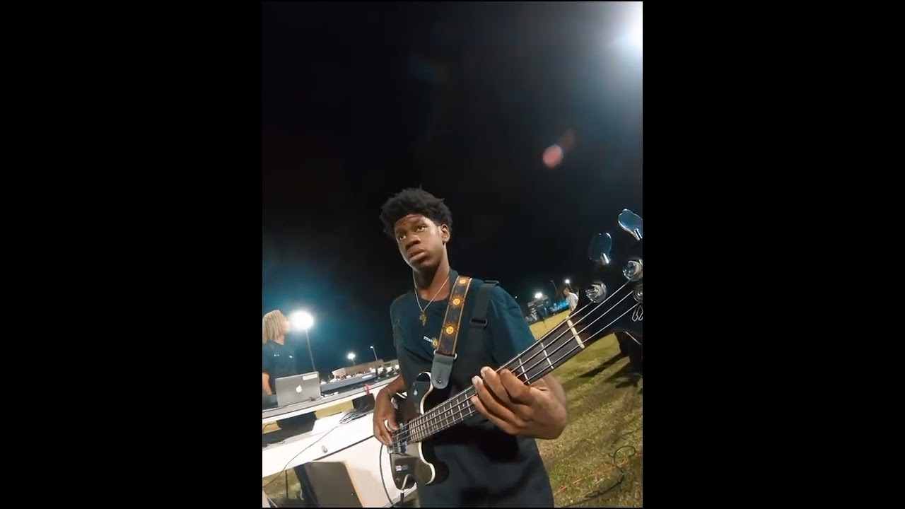 Treasure Coast High School Marching Band 2022 (Bass Guitar cam)