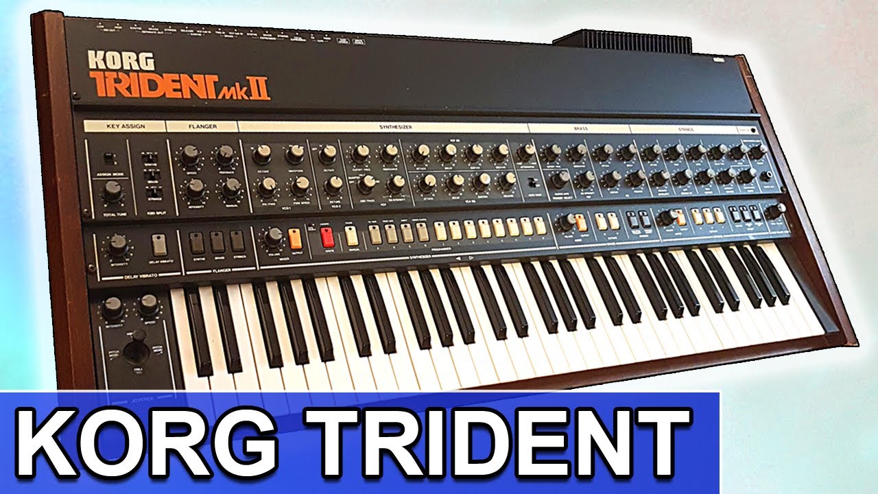 KORG TRIDENT - Sounds, Patches & Presets | Analog Synthesizer Demo