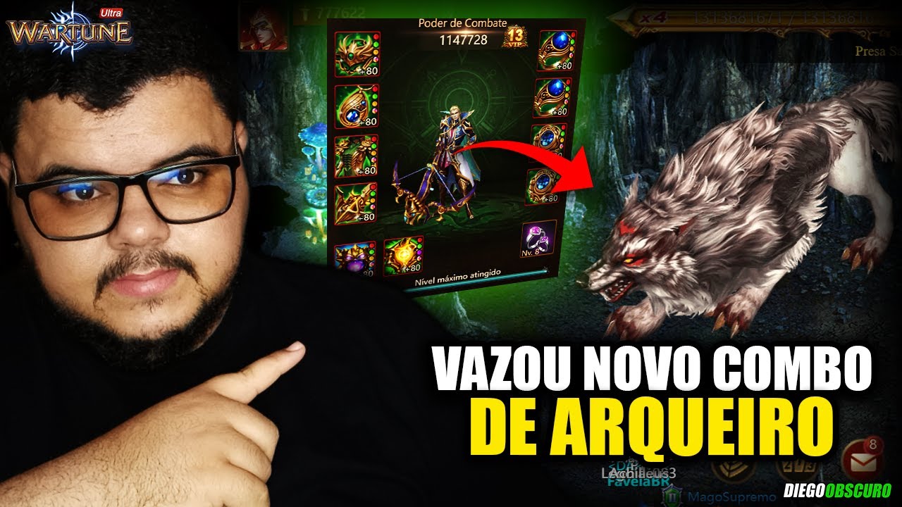 Testando o Novo COMBO de Arqueiro Para o CG no Wartune Ultra!