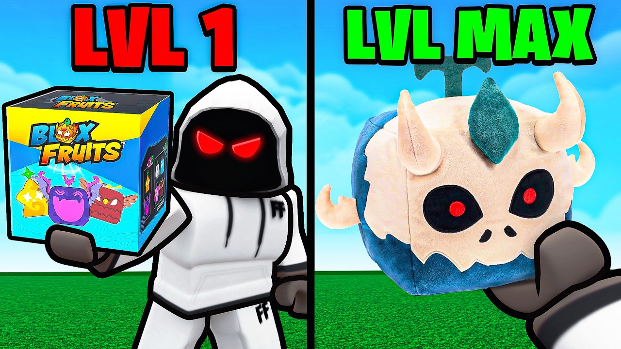 NOOB To PRO Using NEW Blox Fruits PLUSHIES!
