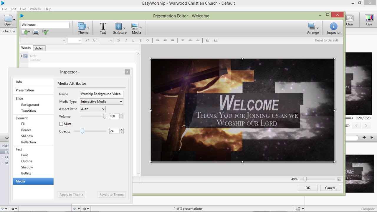 Creating Graphics in the New EasyWorship 6