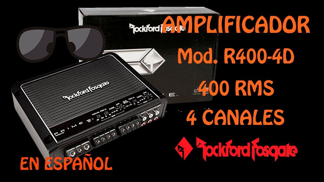 ROCKFORD FOSGATE R400-4D REVISIÓN POR FUERA Y POR DENTRO - ROD12VOLTS