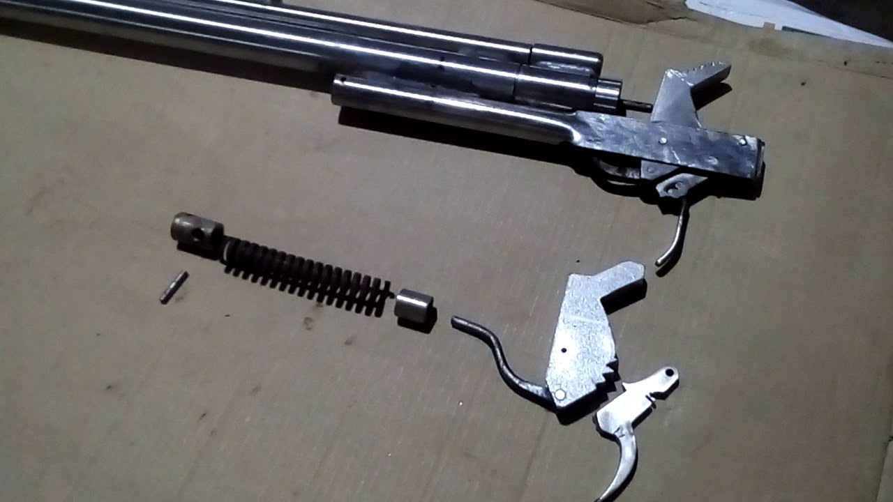 Hammer mechanism and transfer port of a Hammer type airgun
