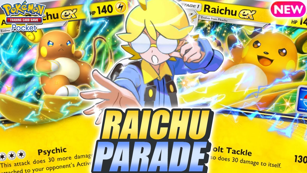 5 WIN STREAK ! This RAICHU Team Will Shock the Ladder ! - Pokemon TCG Pocket