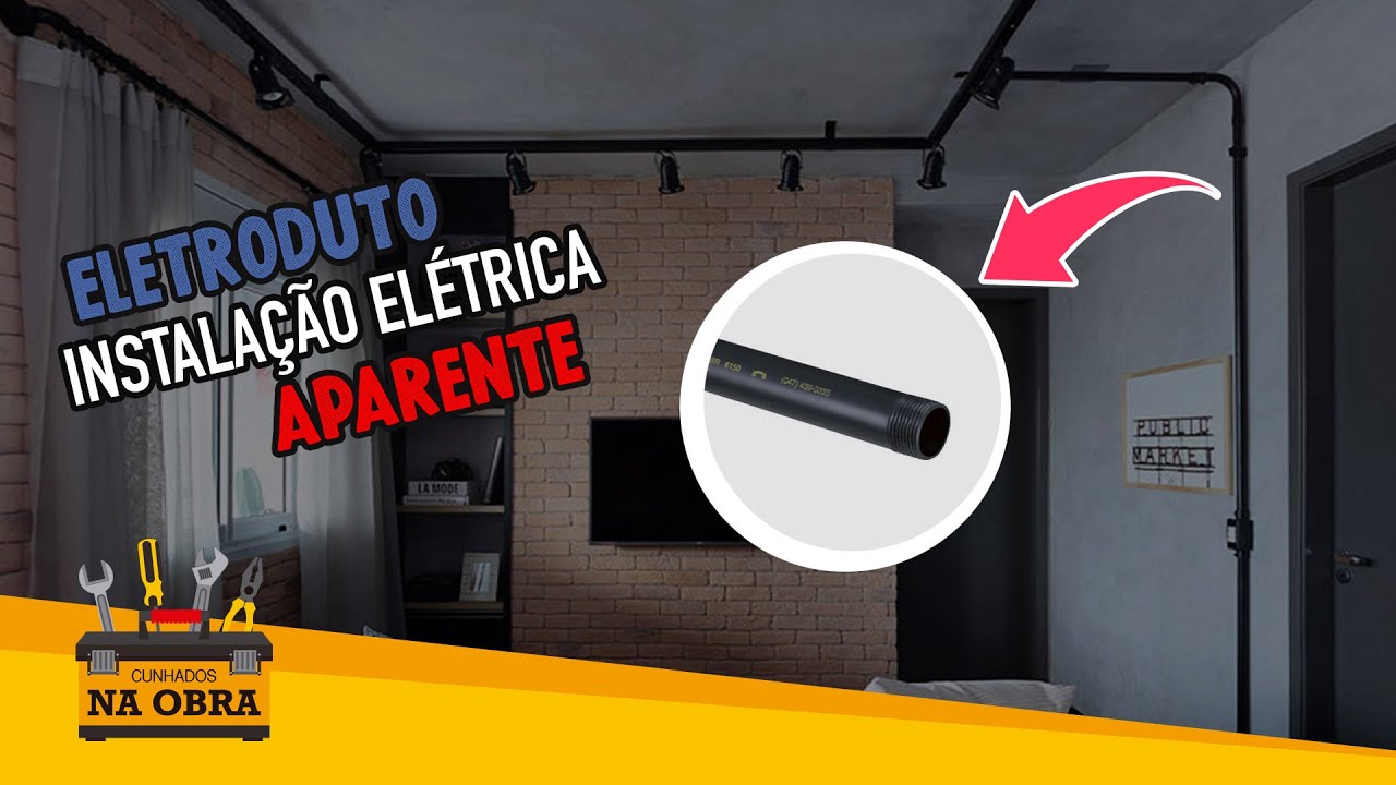 Como Fazer Instalaçao Elétrica Aparente PVC - Estilo Industrial