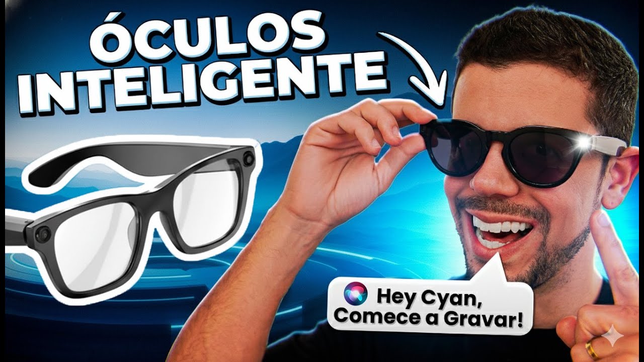 Esse ÓCULOS INTELIGENTE BARATO do AliExpress FILMA e TRADUZ com IA! 🤯