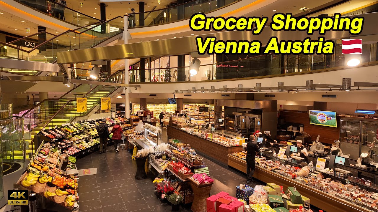 Grocery Shopping in Vienna 🇦🇹 | Walking Tour to Billa Supermarket on Ringstraße [Nov 2025,4K]