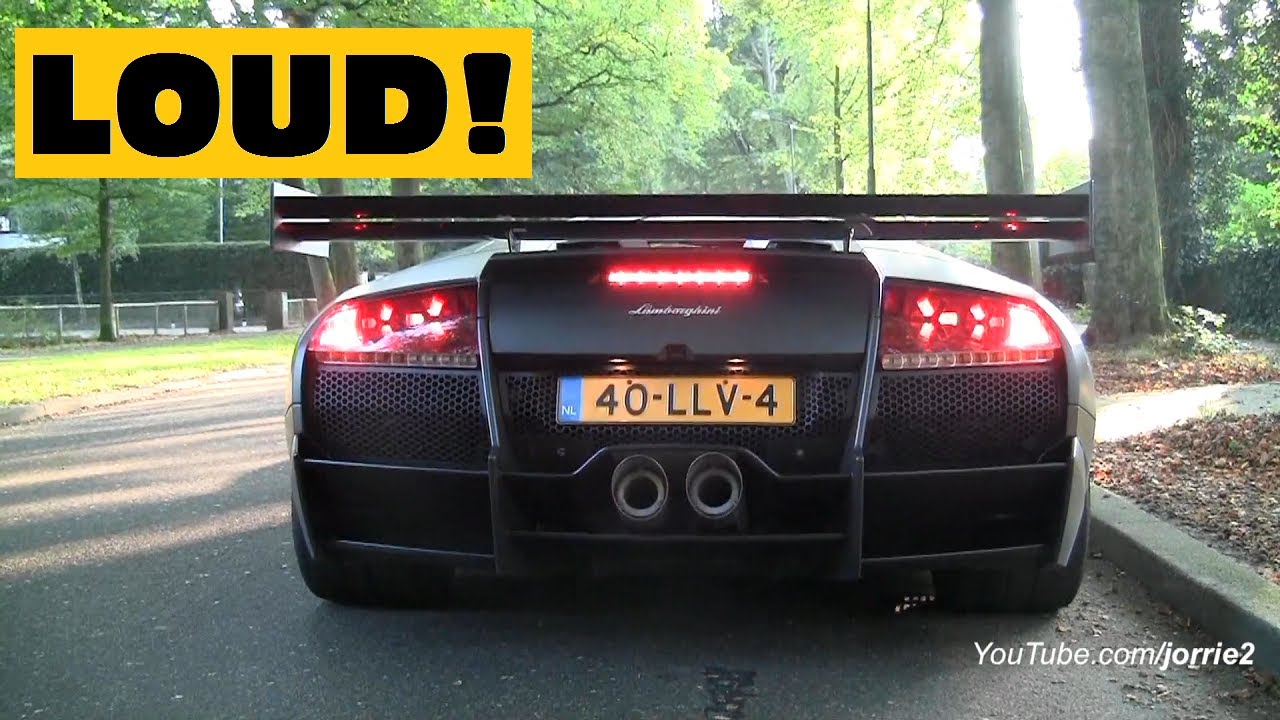Murcielago LP670-4 SV LOUD Sounds!! Lovely Downshift! - 1080p HD