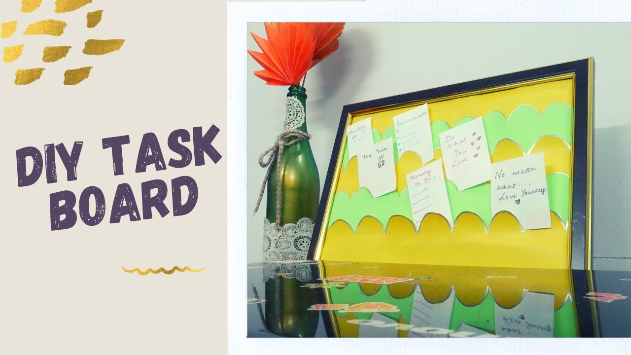 How to : Task Board DIY | Memo Board DIY | Planner DIY | To Do List Planner | #rosettaandcolours