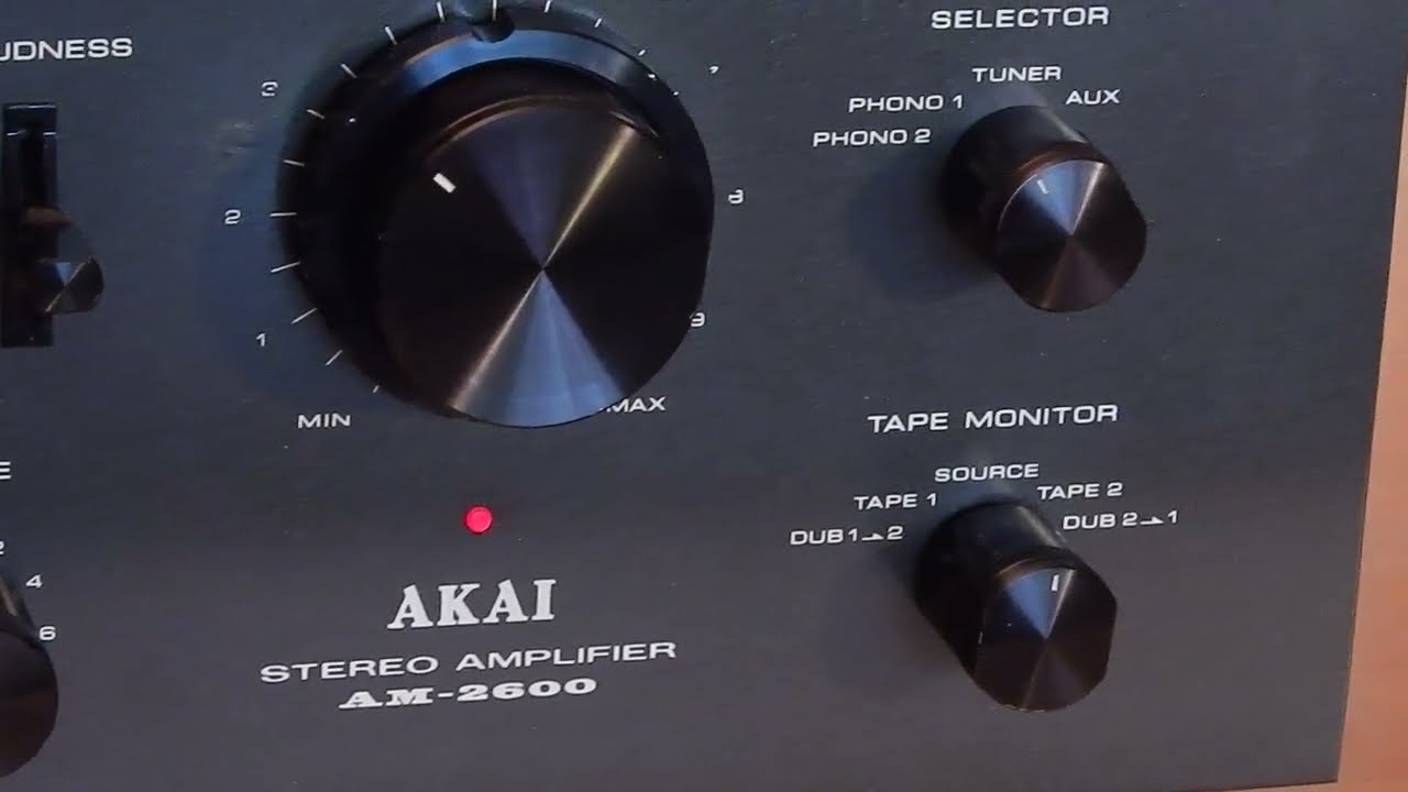 Akai AM 2600 demo.