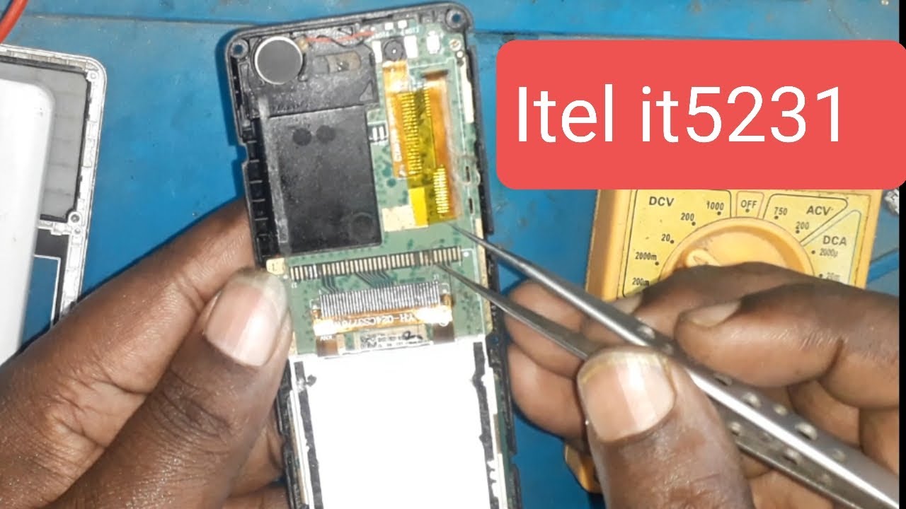 Itel It5231 LCD Light Problem Jumper Solution, Itel Display Light Problem Solution