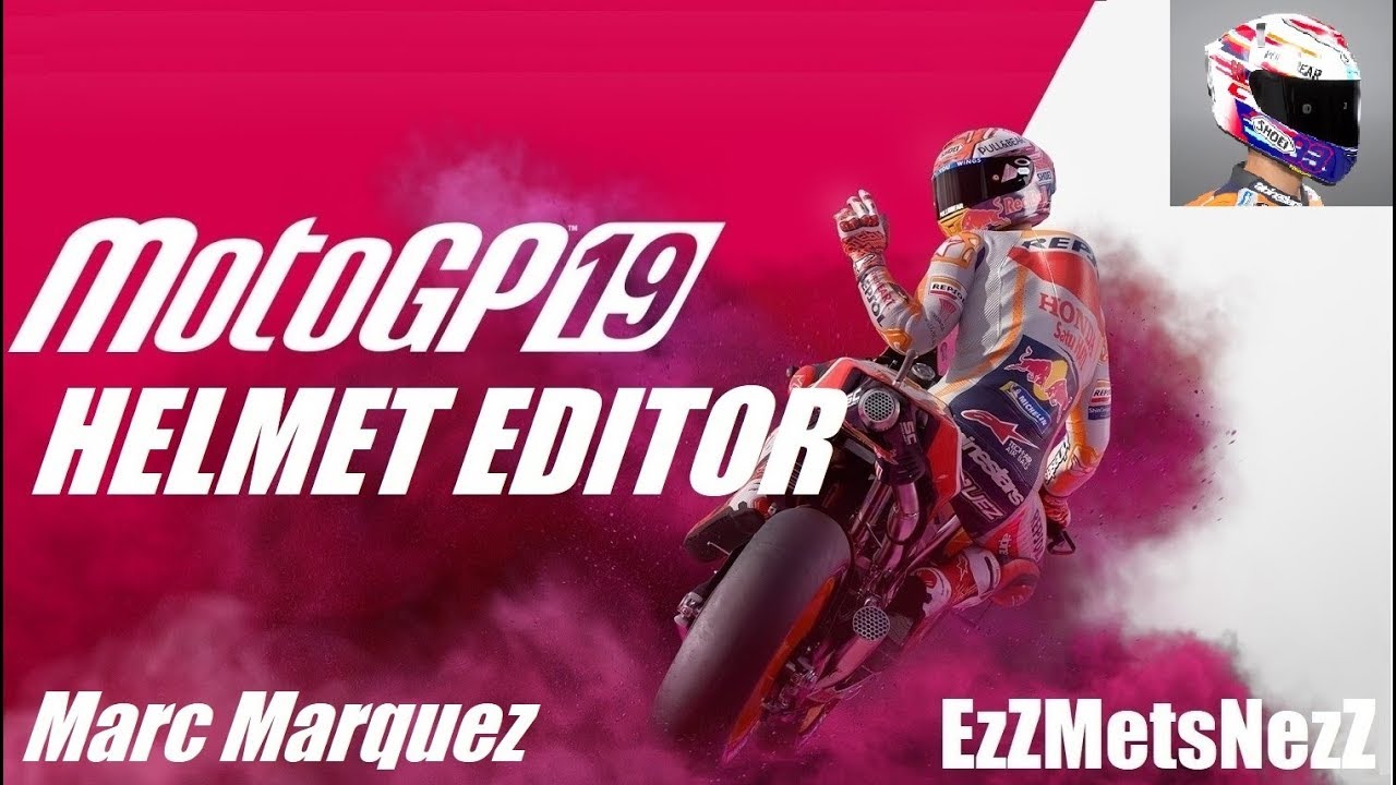 MotoGP 19 Helmet editor | Marc Marquez