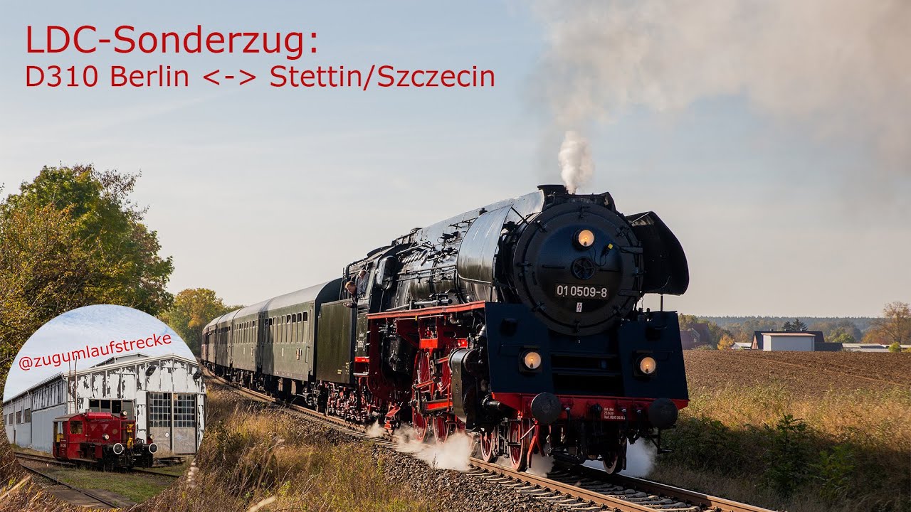 Sonderzug D310 Berlin nach Szczecin 19.10.2024