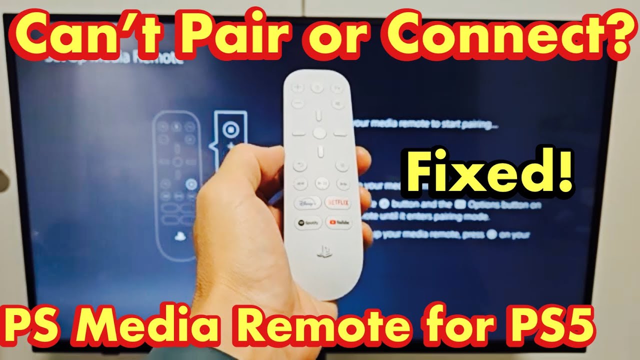 PS Media Remote: Can't Pair or Connect to PS5? FIXED!