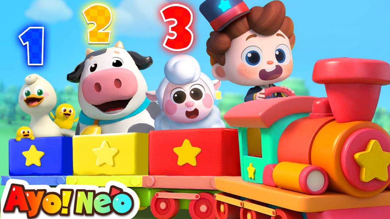 Kereta Api Mengantar Hewan Pulang🚂| Lagu Hewan | Lagu Lucu | Ayo! Neo | Yes! Neo Bahasa Indonesia