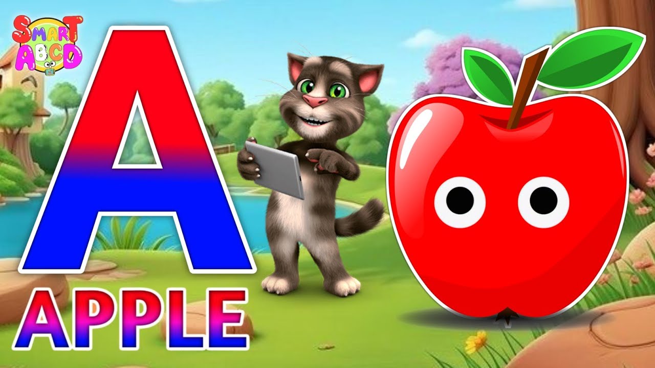 Phonics Song 2 with TWO Words in 3D - A For Airplane - ABC Alphabet Songs with Sounds for Children 