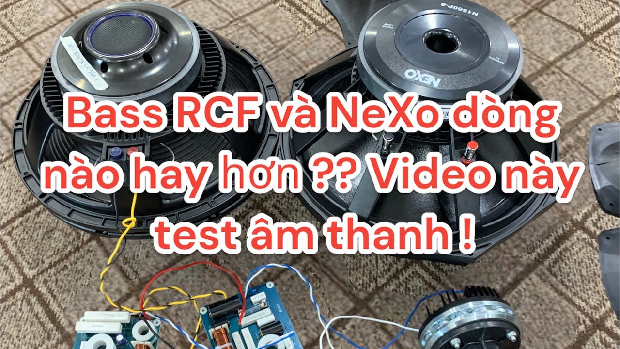 Thanh lý bass 40 RCF và NEXo giá rẻ LH 0988.583.183