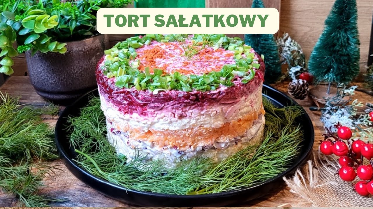 Tort sałatkowy. To będzie HIT na tych Świętach.