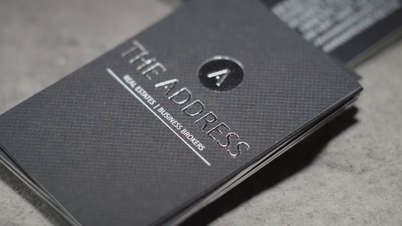 Super Luxury Business Cards UK  |  Textured Card