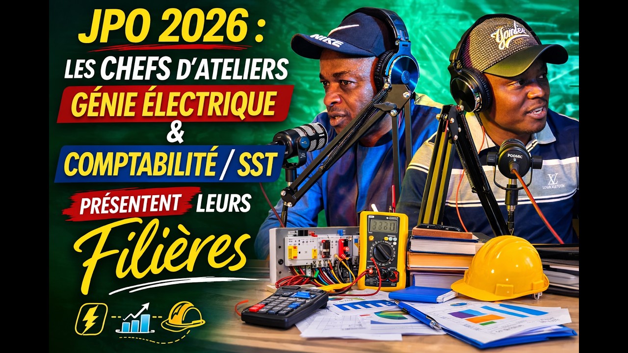 JPO 2026 : Les Chefs d’Ateliers Génie Électrique et Comptabilité / SST présentent leurs filières