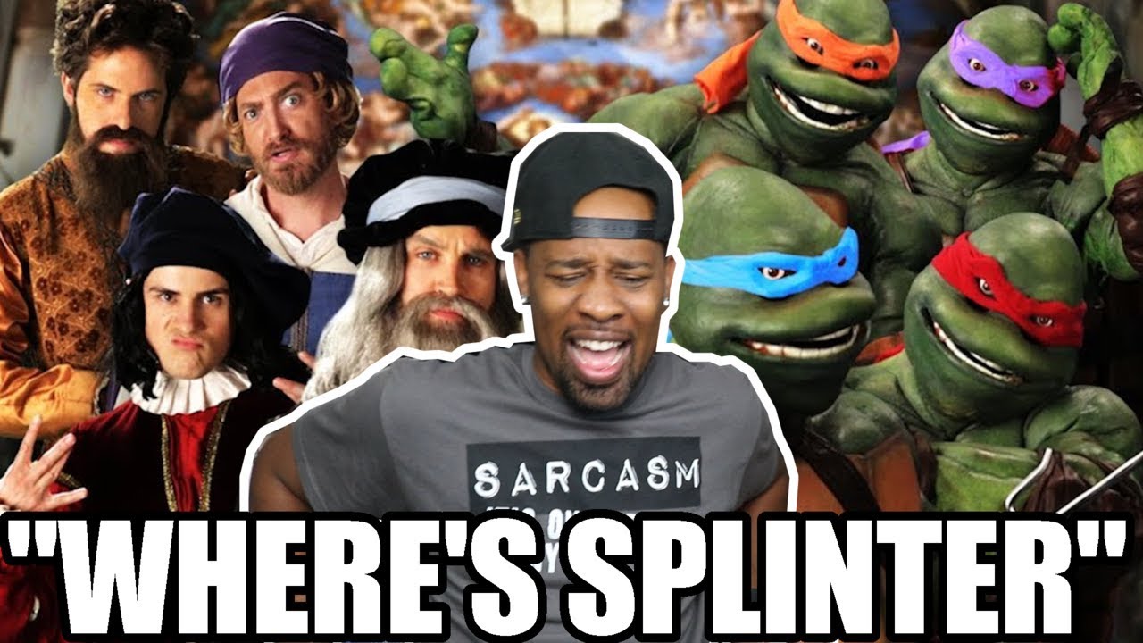 [ REACTION ] Artists vs TMNT Epic Rap Battles of History & Artists vs Turtles. ERB Behind the Scenes