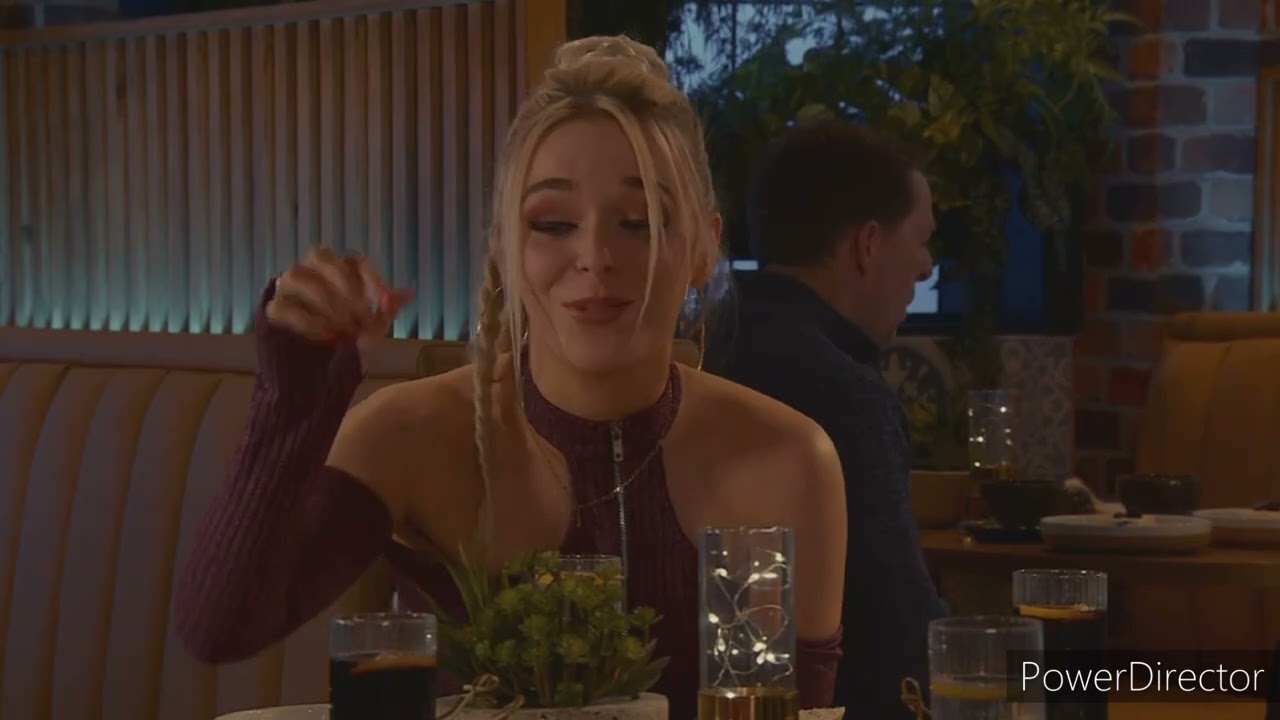 Coronation Street - Max, Lauren, Gav and Sabrina Have Lunch At The Bistro (19th January 2024)