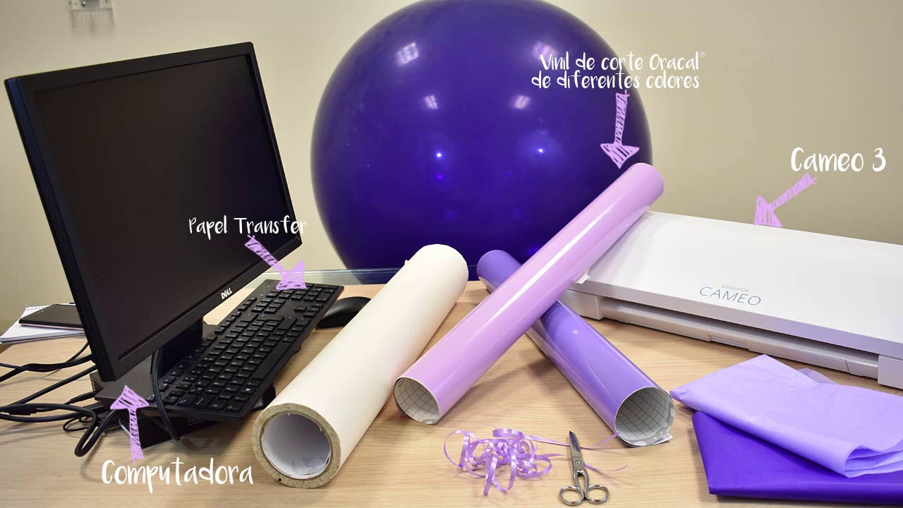 Así puedes decorar un GLOBO GIGANTE con VINIL DE CORTE | Lideart