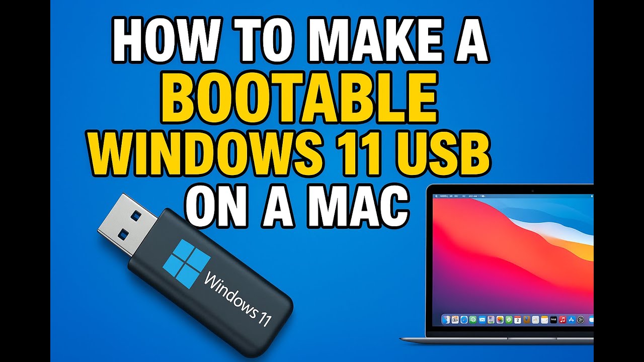 Как создать загрузочную флешку с Windows 11 на Mac | Пошаговое руководство для начинающих (2025)