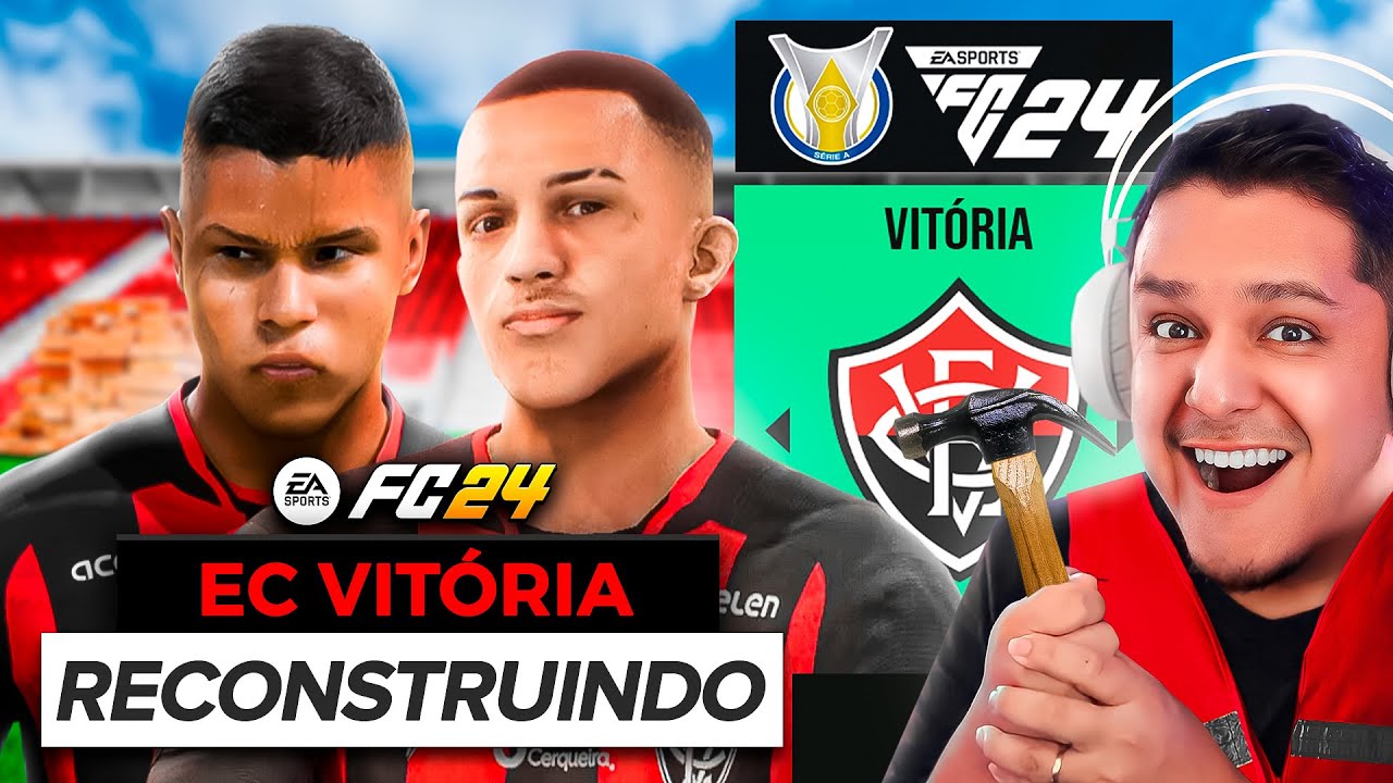 RECONSTRUINDO o VIT&Oacute;RIA! FC 24 Modo Carreira 🦁🔨