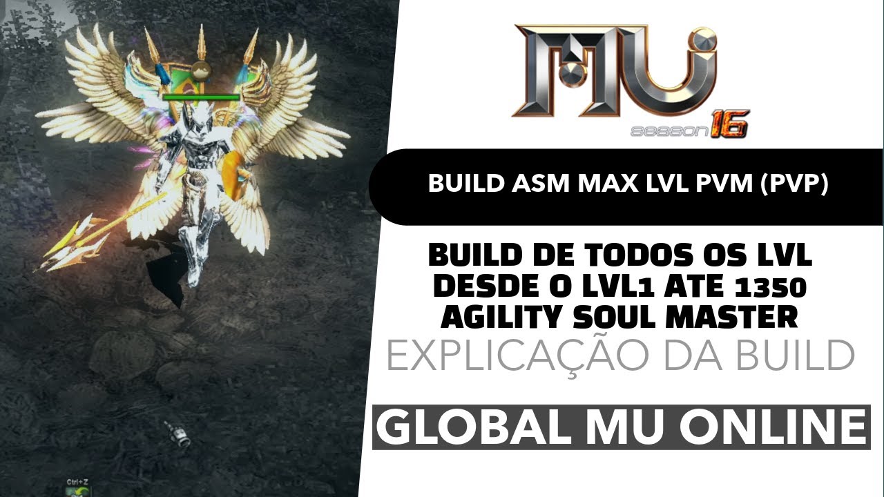 ⚔️🔥 Build Agility Soul Master • Punish + Debuff Explosion • Season 17, 18 e 19 | Mu Online | ASM