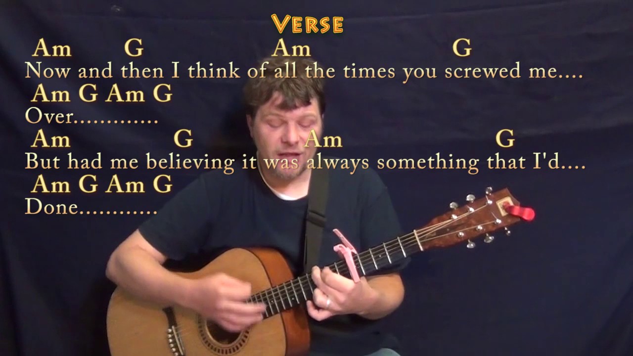 Somebody That I Used to Know (Goyte) Strum Guitar Cover Lesson with Chords/Lyrics - Capo 5th