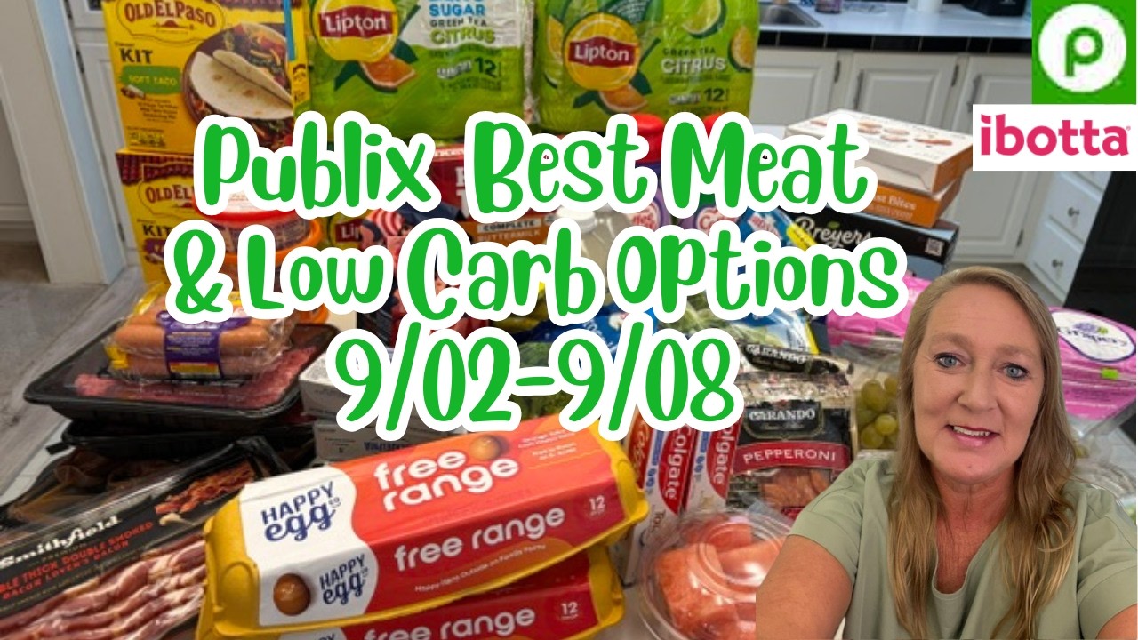 Лучшие предложения на мясо и низкоуглеводные продукты в Publix! 02.09&ndash;08.09