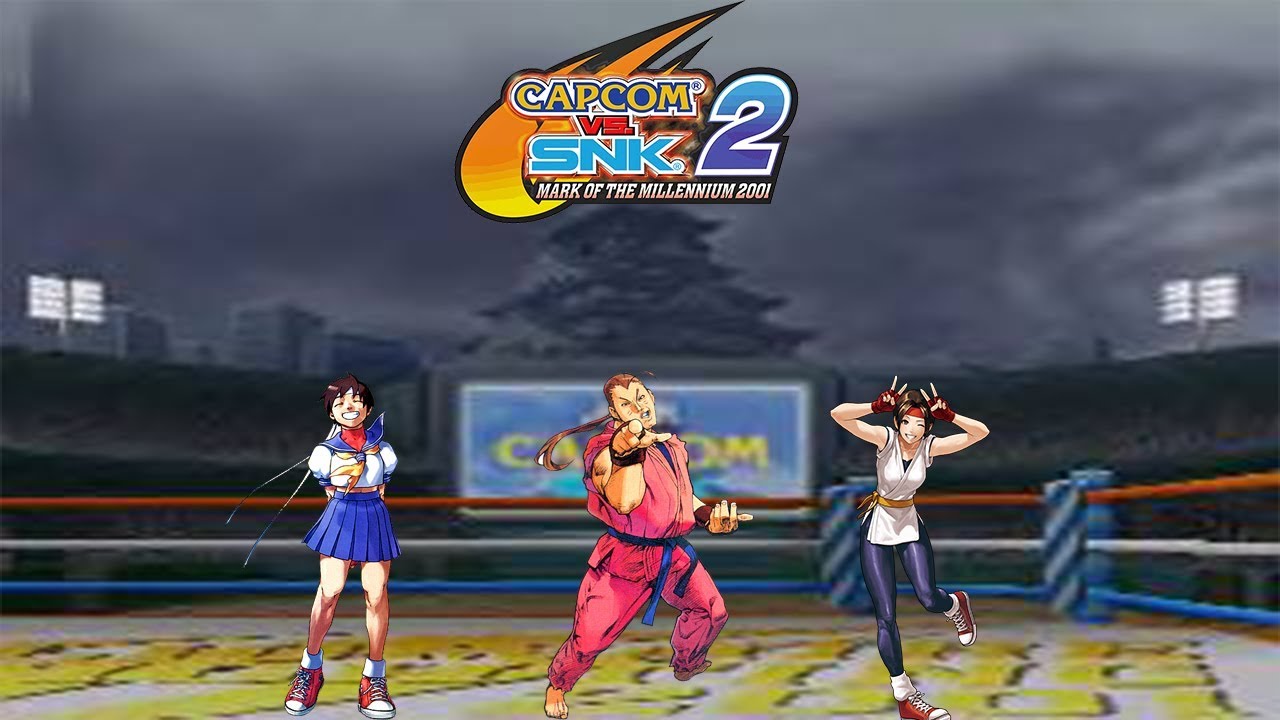 Capcom VS SNK 2 Sakura Dan and Yuri Playthrough