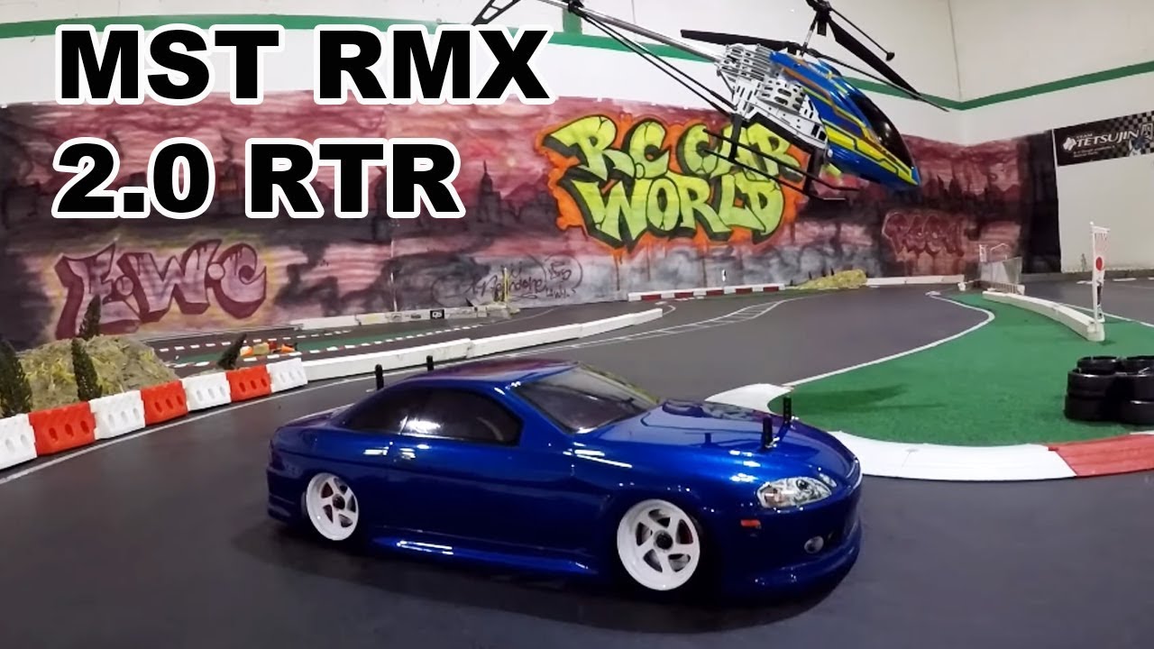 RC drift car unboxing and first test - MST RMX 2.0 RTR