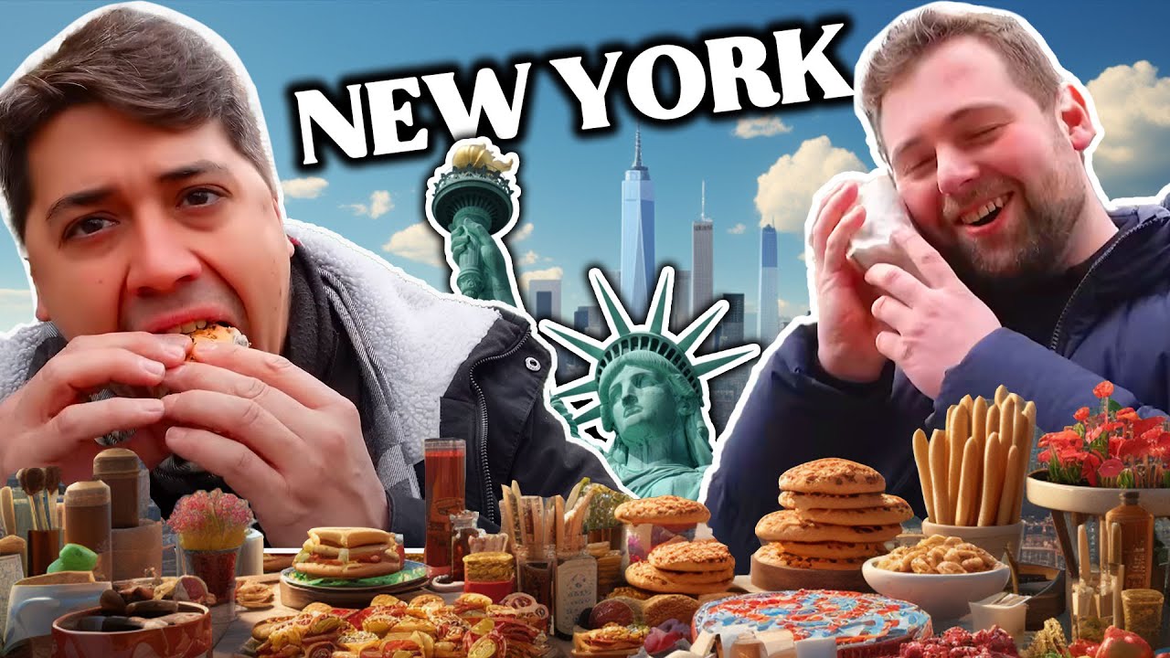 FOOD TOUR quer durch NEW YORK CITY 🇺🇸🗽... (Die Reise beginnt)