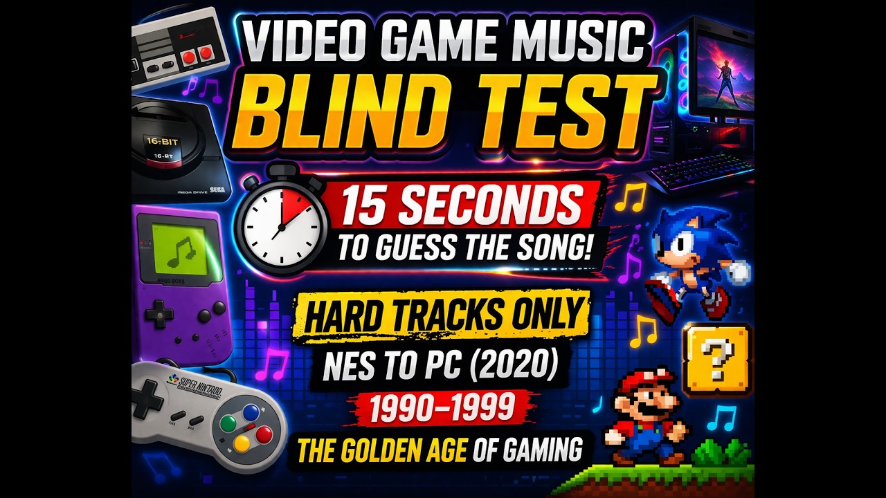 VERY HARD - retro gaming Blind test