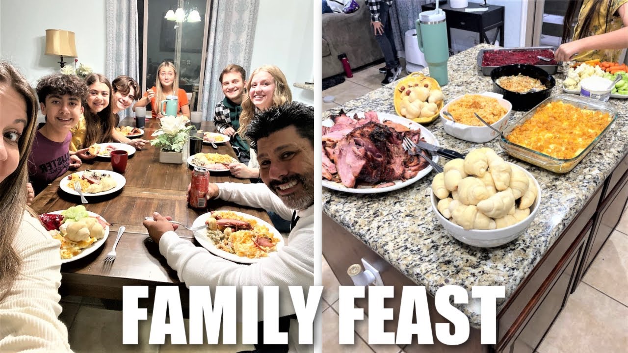 MAKING THE MOST DELICIOUS FEAST for THANKSGIVING FAMILY DINNER | PHILLIPS FamBam THANKSGIVING 2022