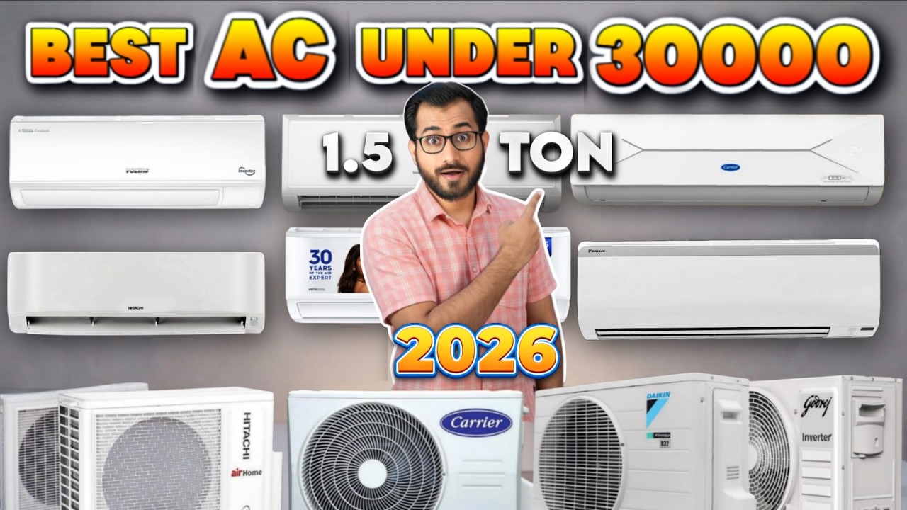 Sasta aur Sabse Powerful AC | Best AC Under 30000 | Best AC 1.5 Ton 3 Star in India 2026