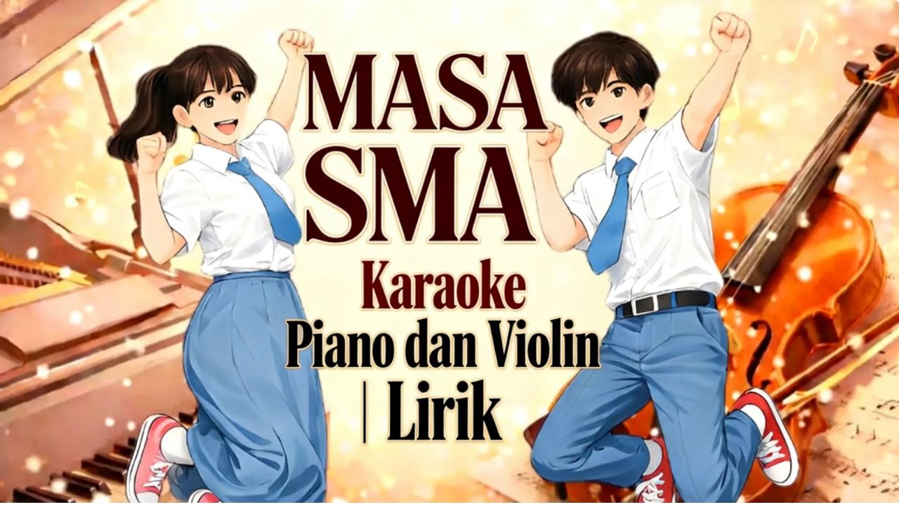 MASA SMA (Angel 9 Band) - Karaoke Piano & Violin (Tanpa Vokal) | Lirik
