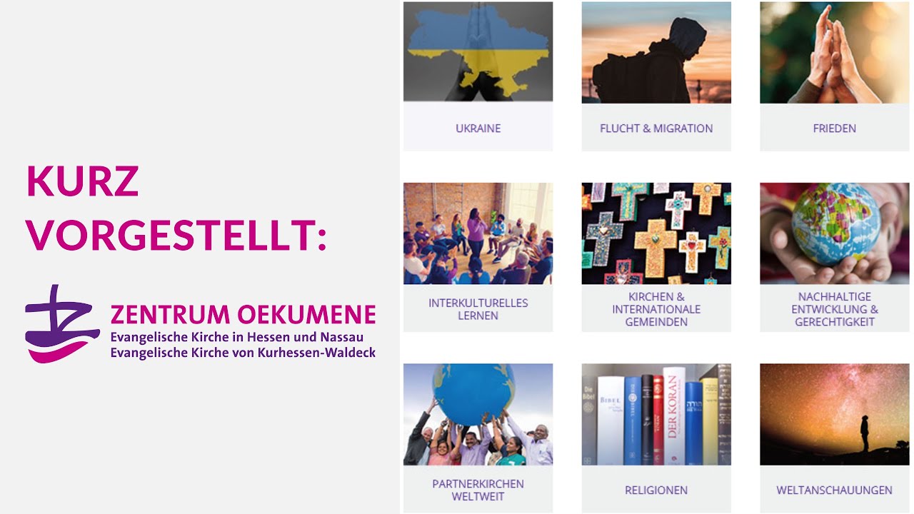 Kurz vorgestellt - das Zentrum Oekumene