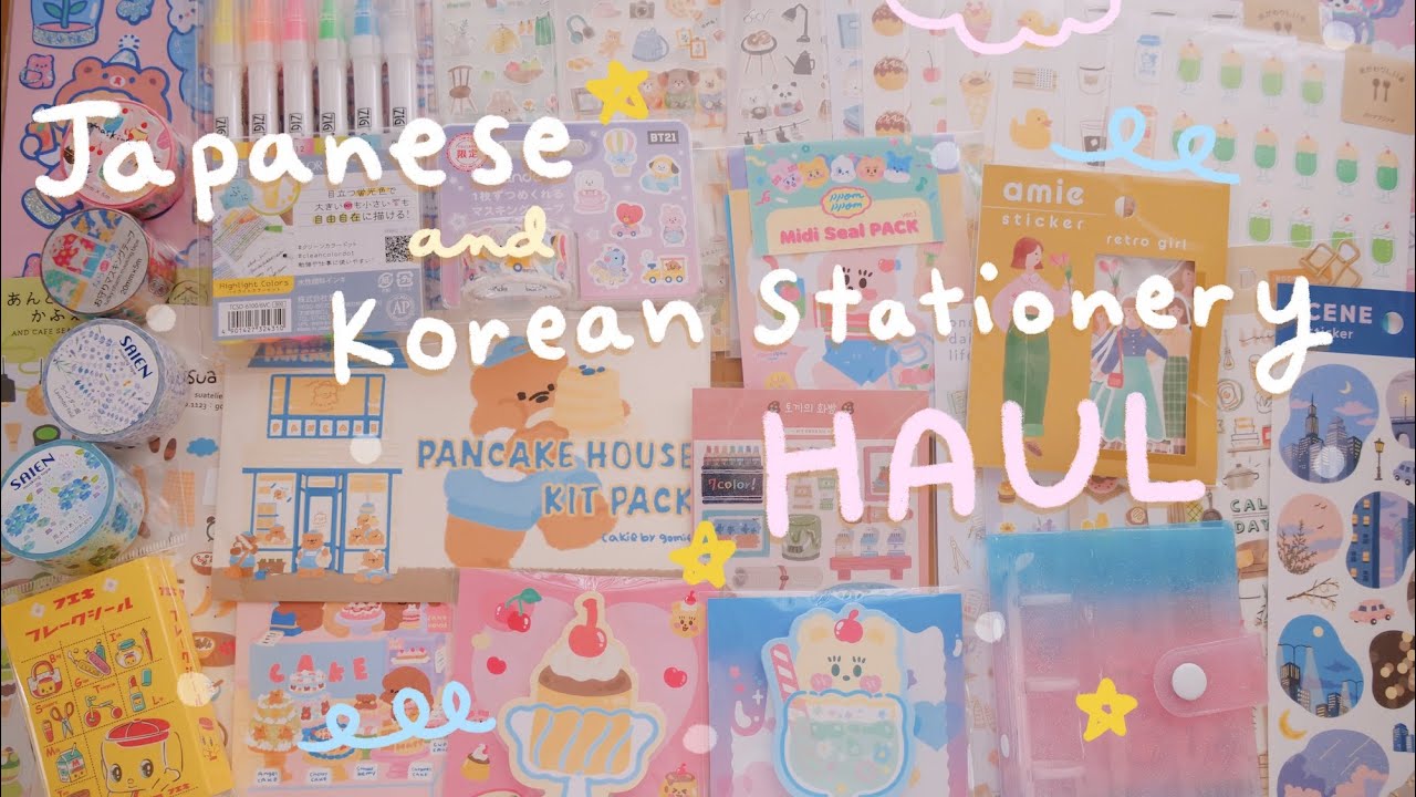 Japanese & Korean Stationery Haul (Bungu Joshi Osaka 2022) 💜 | Rainbowholic