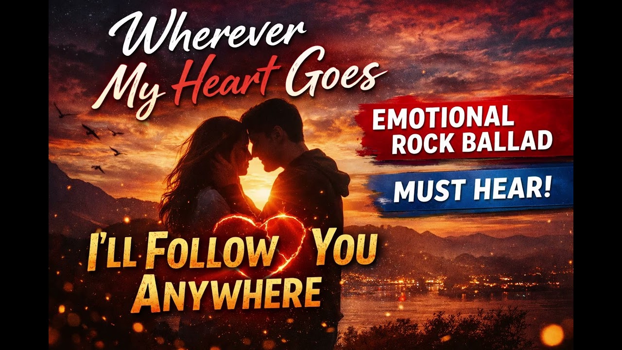 Wherever My Heart Goes (Emotional Rock Ballad 2026) | Powerful Love Song You Must Hear